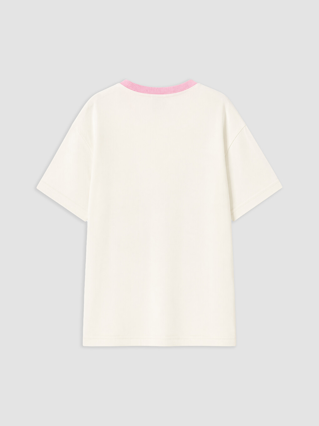 Crew Neck Printed Girls' T-shirt 2 Pack-4