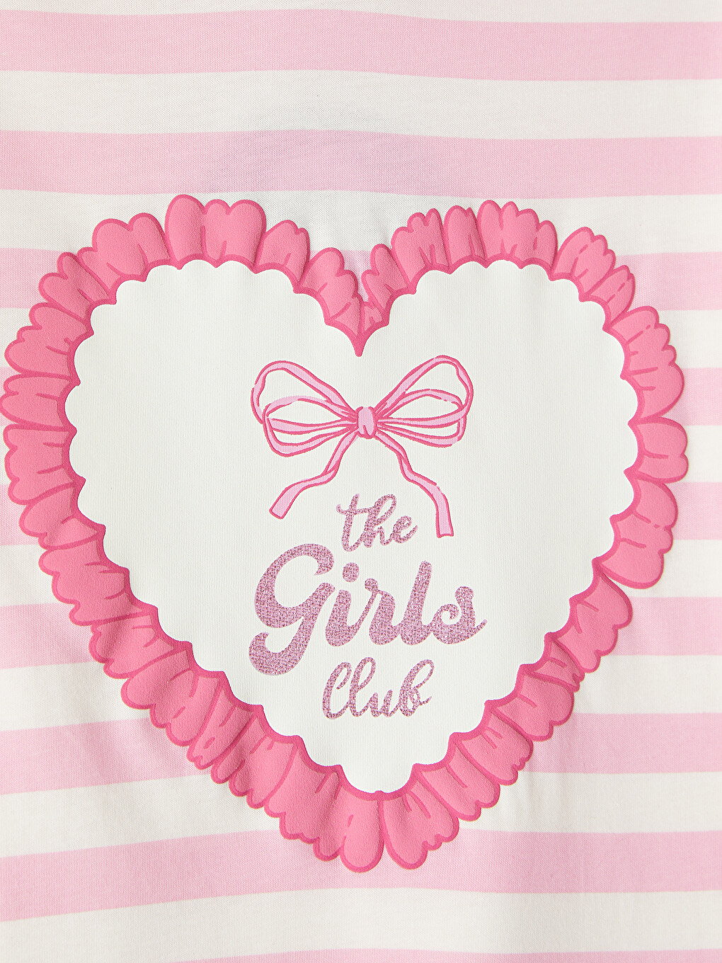 Crew Neck Printed Girls' T-shirt 2 Pack-5