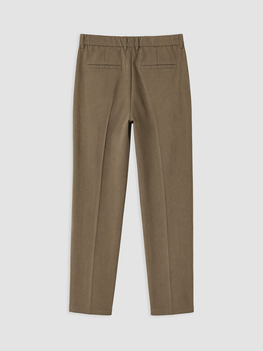 Kahverengi Regular Fit Erkek Pileli Pantolon-1
