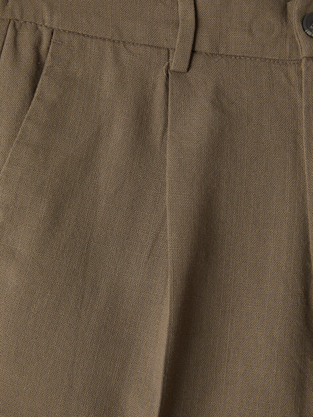 Kahverengi Regular Fit Erkek Pileli Pantolon-2