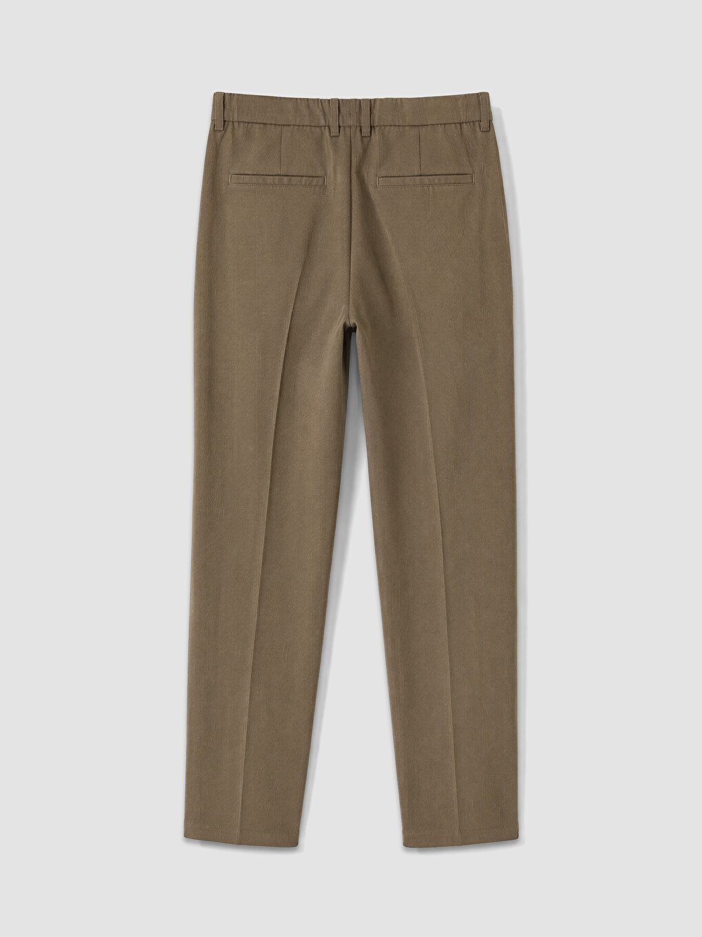 Kahverengi Regular Fit Erkek Pileli Pantolon-5
