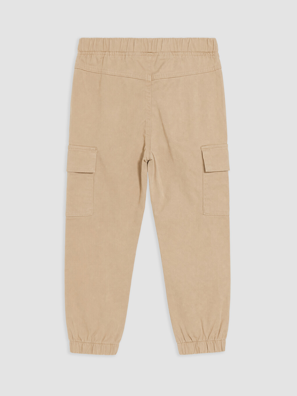 Bej Erkek Çocuk Kargo Jogger Pantolon-2