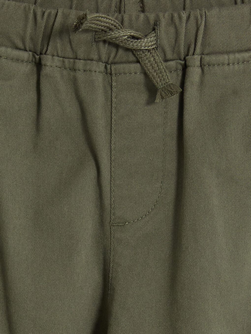 Boy Khaki Jogger Trousers-1