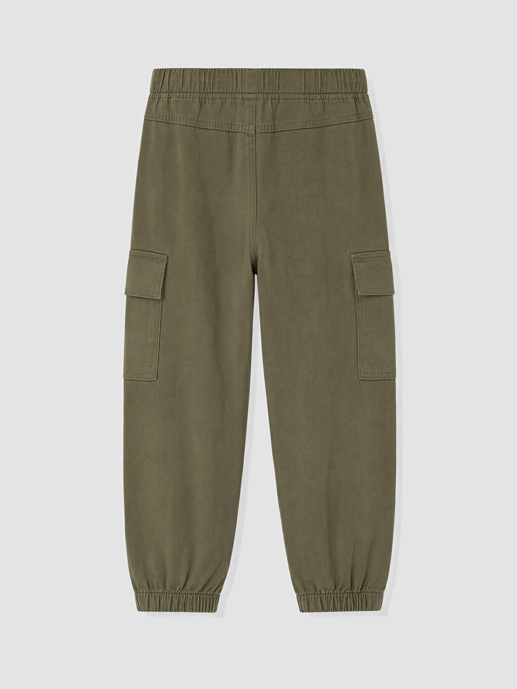 Boy Khaki Jogger Trousers-2