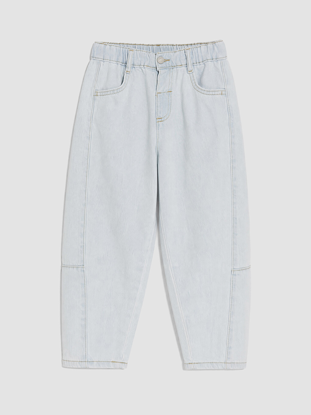 İndigo Barrel Fit Erkek Çocuk Jean Pantolon