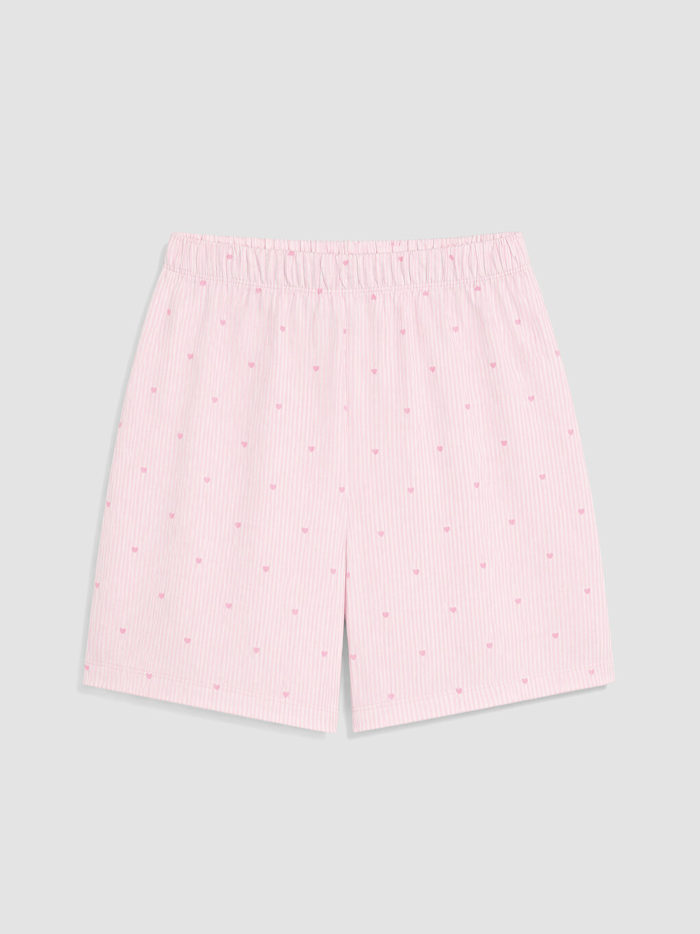 Pembe Gömlek Yaka Kız Çocuk Şortlu Pijama Takımı-4