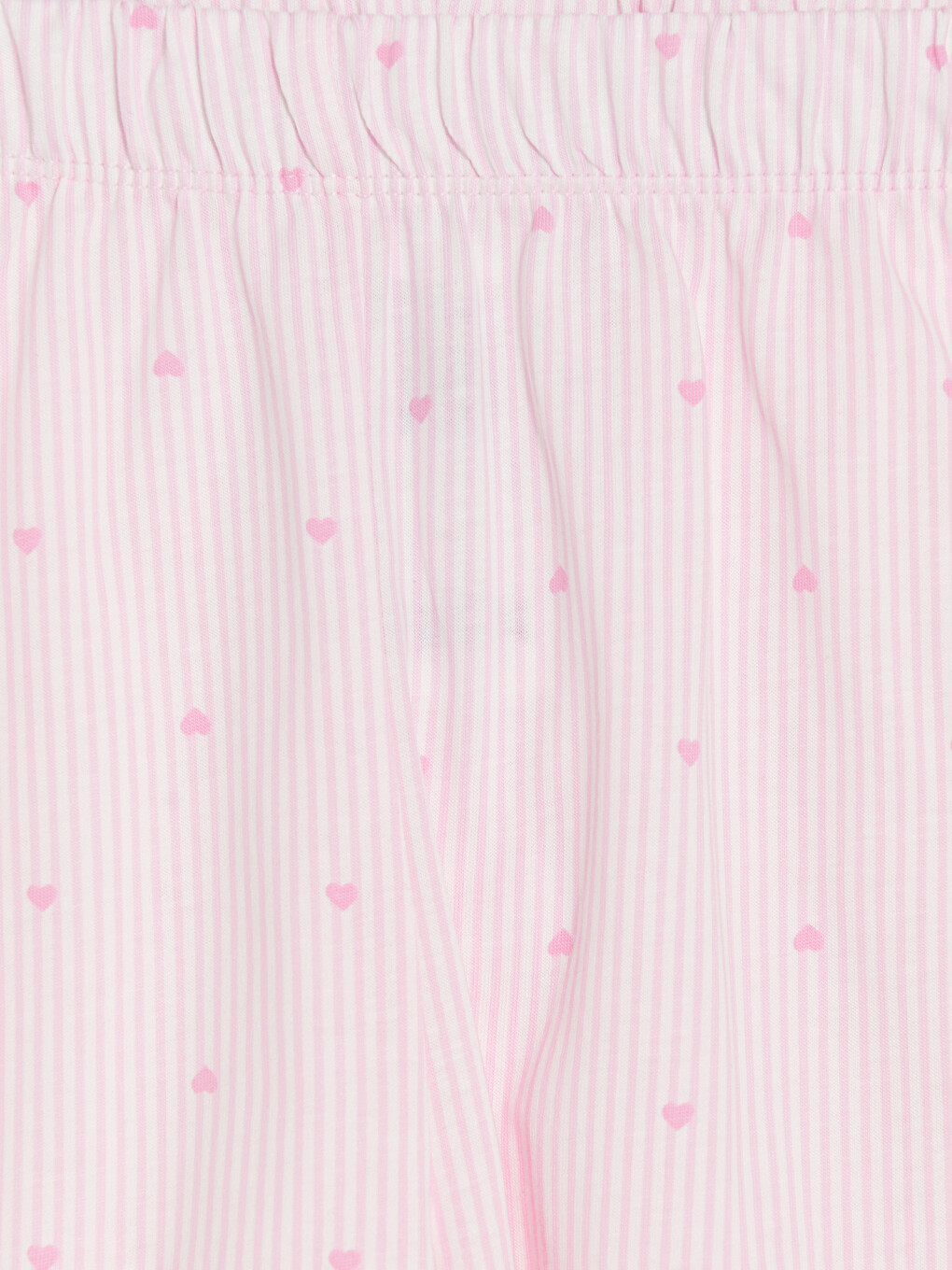 Pembe Gömlek Yaka Kız Çocuk Şortlu Pijama Takımı-5