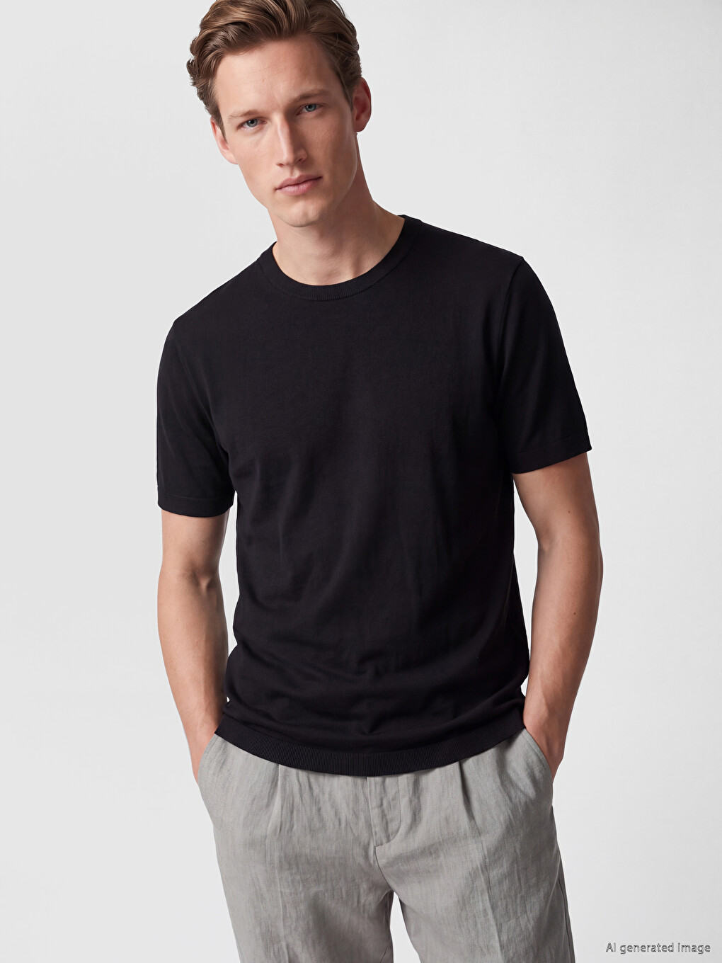 Crew Neck Jersey Men's T-shirt