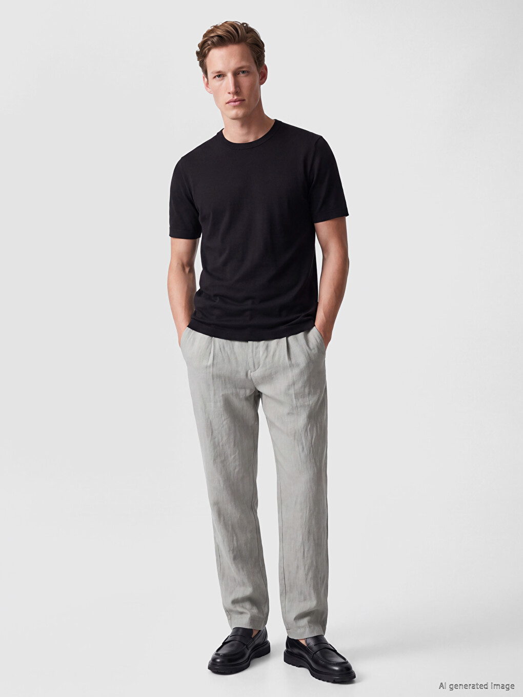 Crew Neck Jersey Men's T-shirt-1