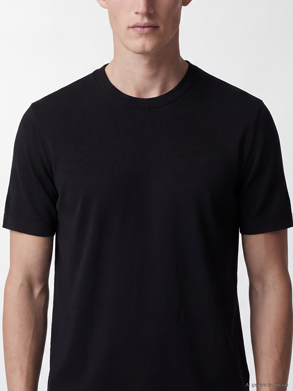 Crew Neck Jersey Men's T-shirt-2
