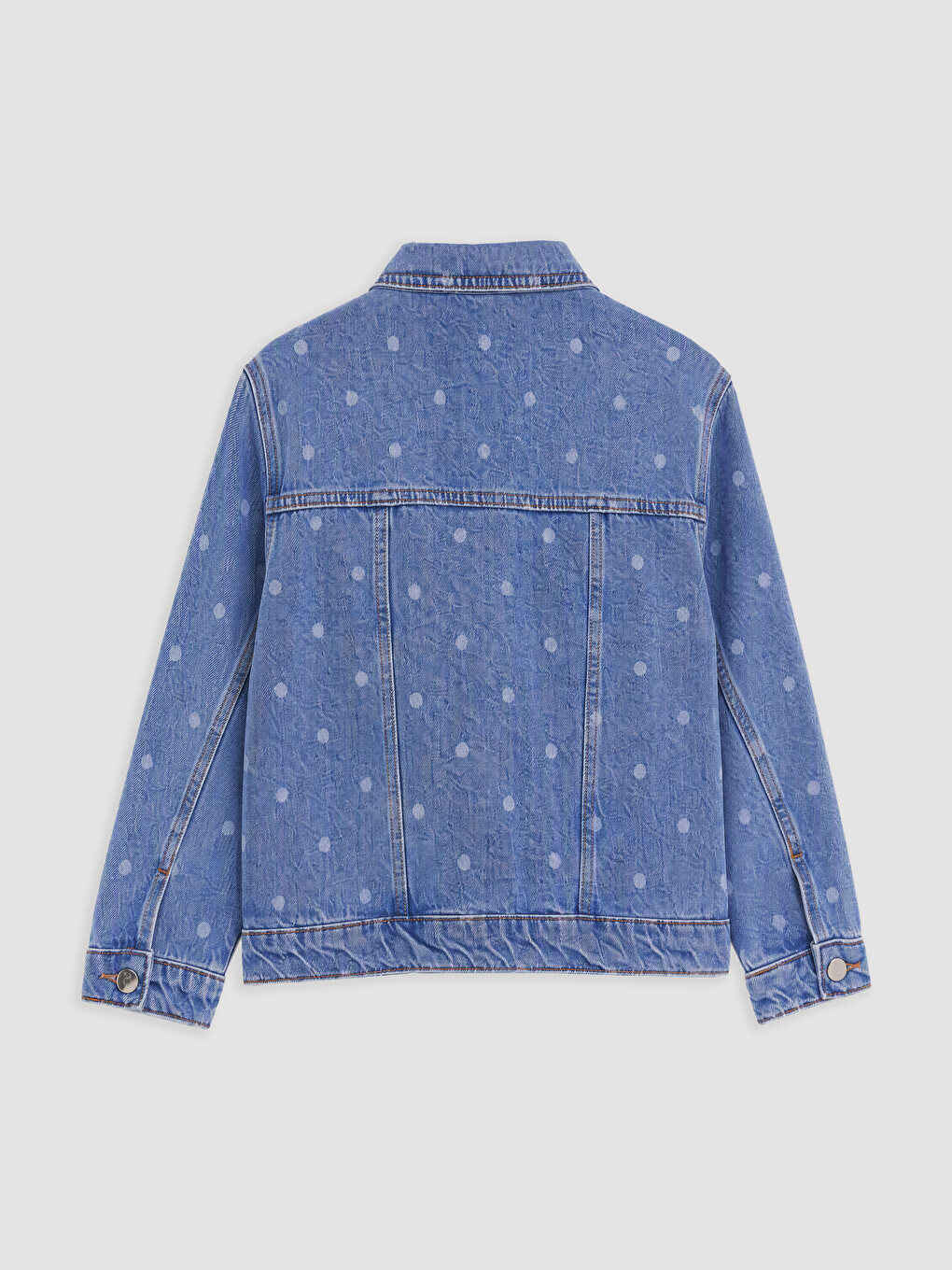Polka Dot Girls' Jean Jacket-1