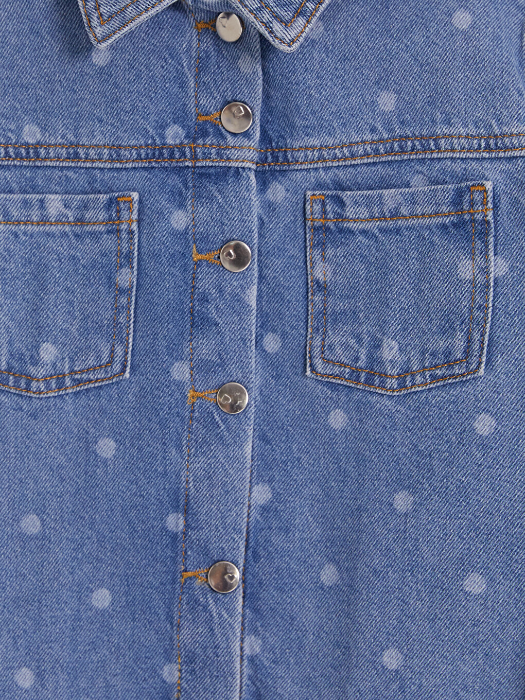 Polka Dot Girls' Jean Jacket-2