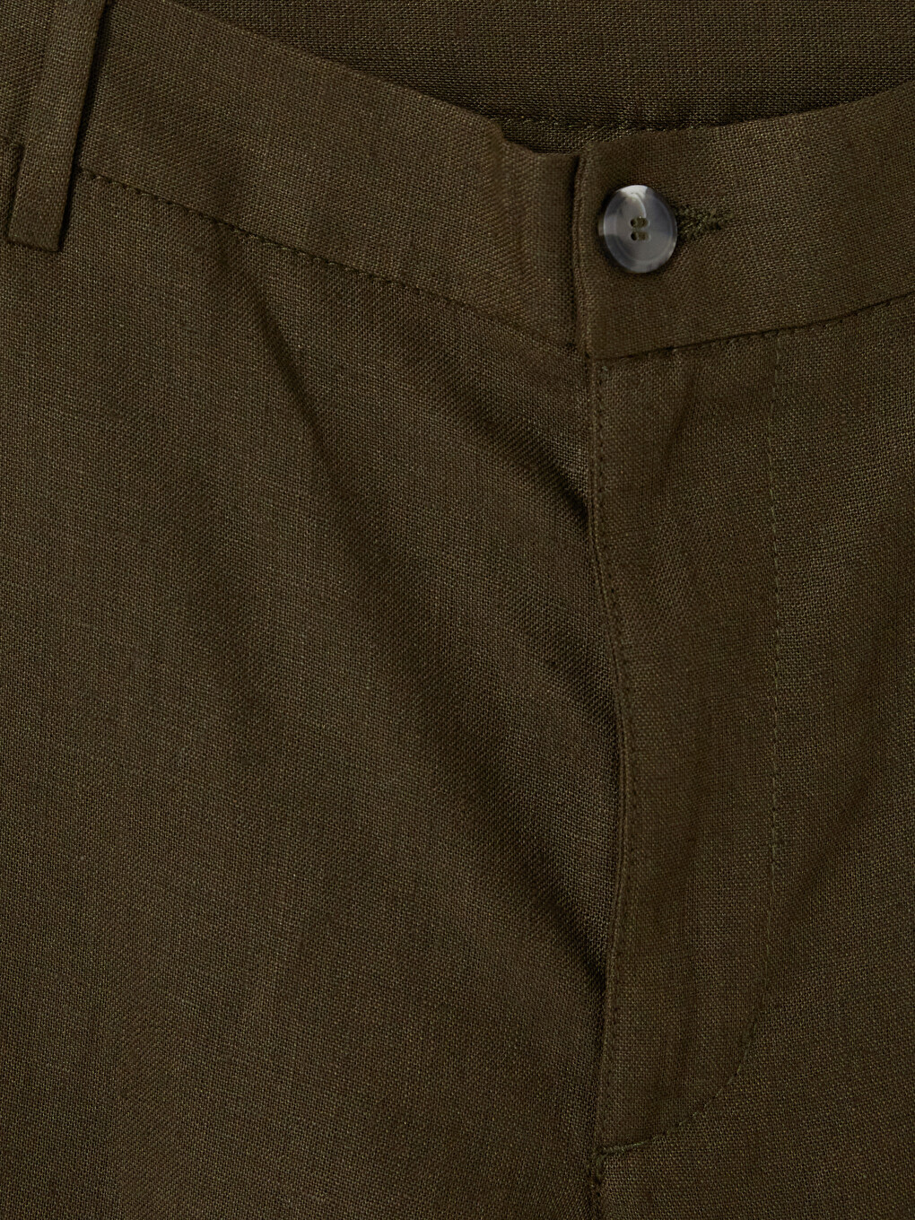 Haki Regular Fit Erkek Pantolon-2
