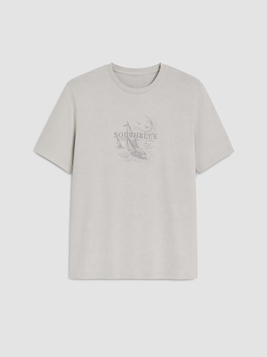 T-shirt Imprimé À Col Rond Pour Homme-4