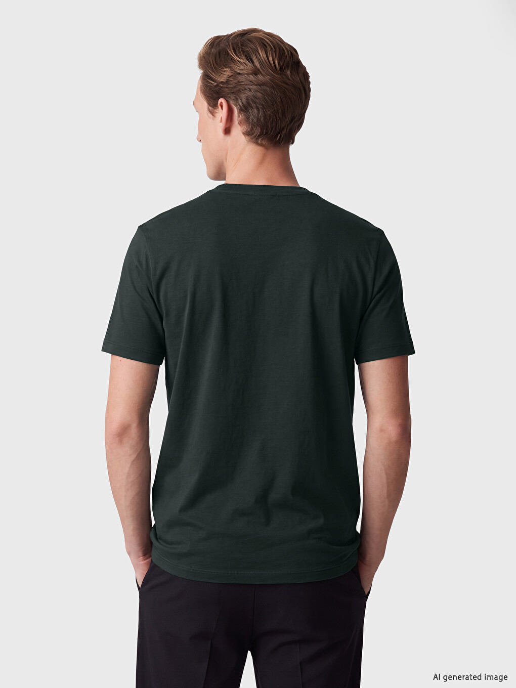 T-shirt Homme À Col Rond Imprimé En Jersey-2