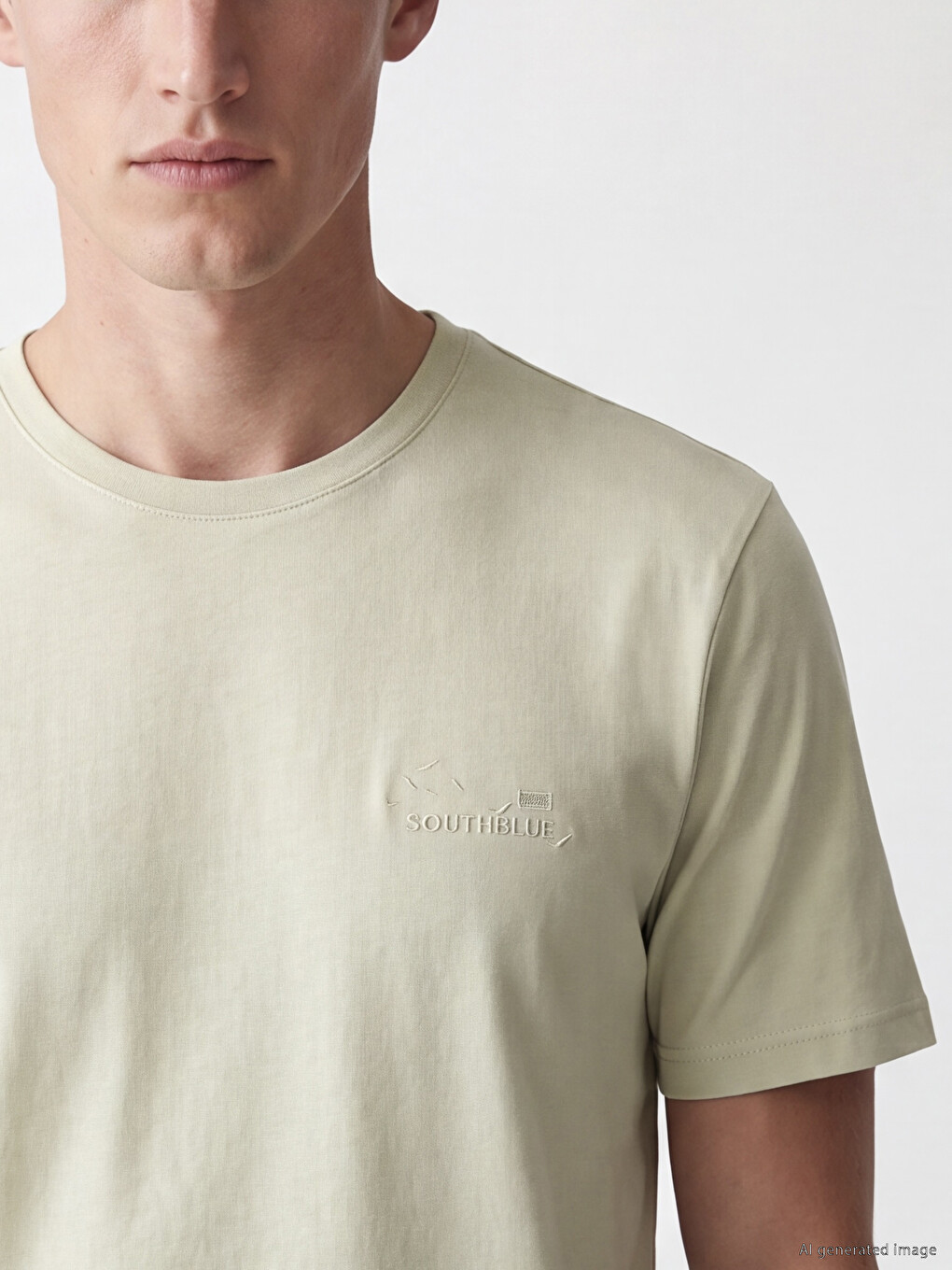T-shirt Homme À Col Rond Imprimé En Jersey-2