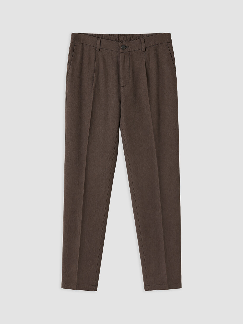 Regular Fit Armürlü Erkek Pantolon-4