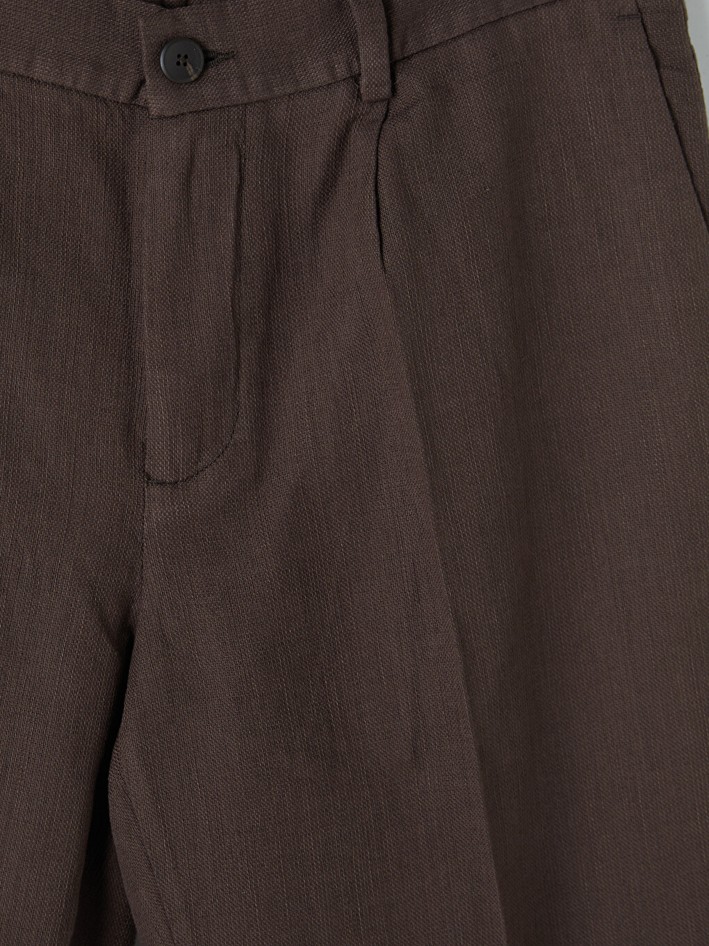 Regular Fit Armürlü Erkek Pantolon-5