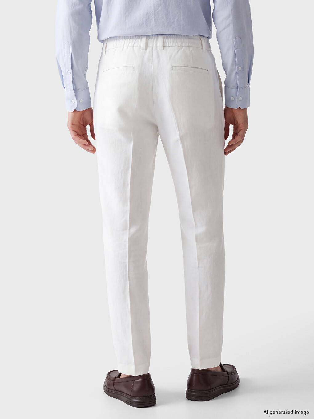 Pantalon Dobby Regular Fit Pour Homme-3