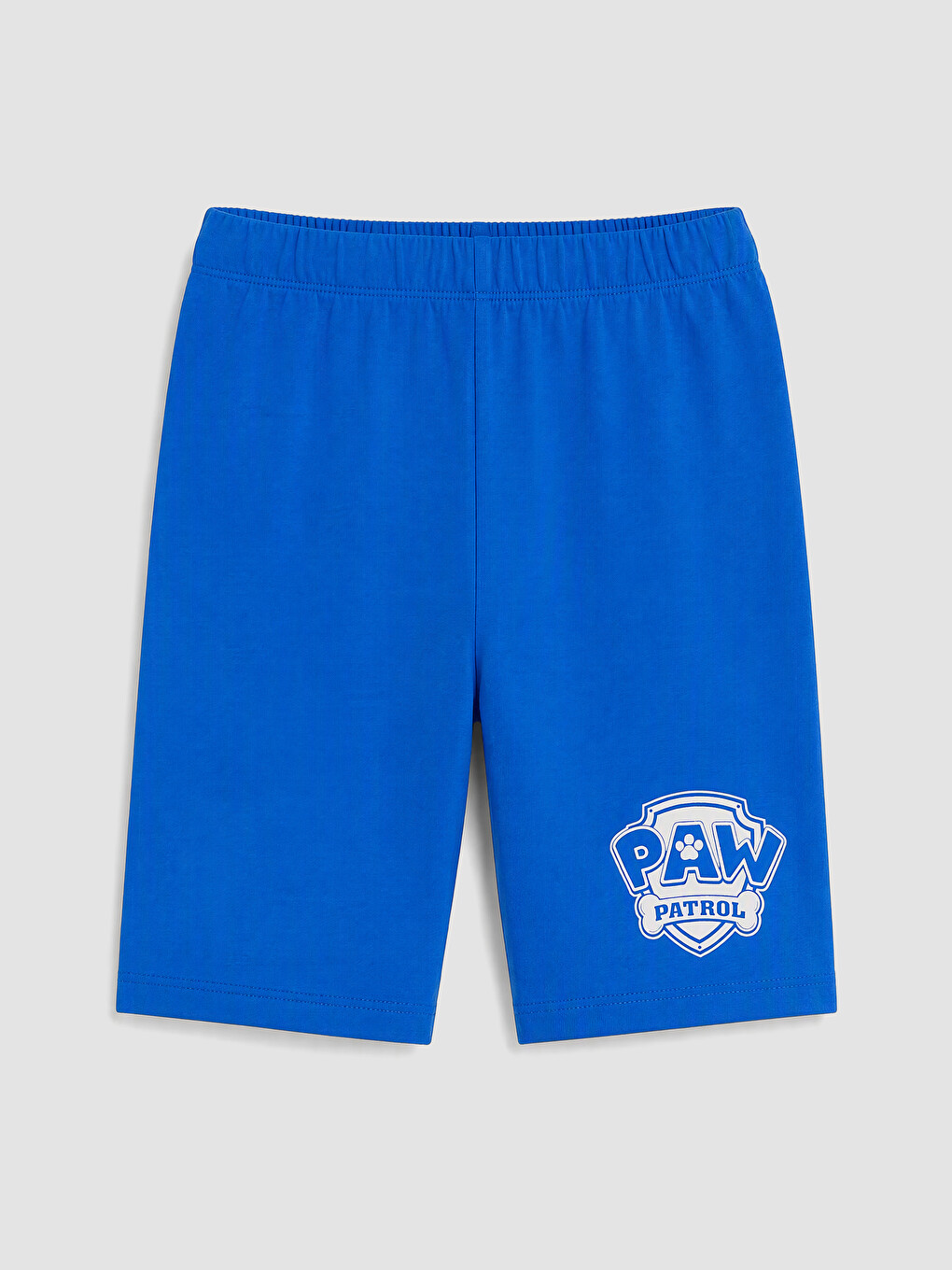 Mavi Paw Patrol Baskılı Erkek Çocuk Şortlu Pijama Takımı-4