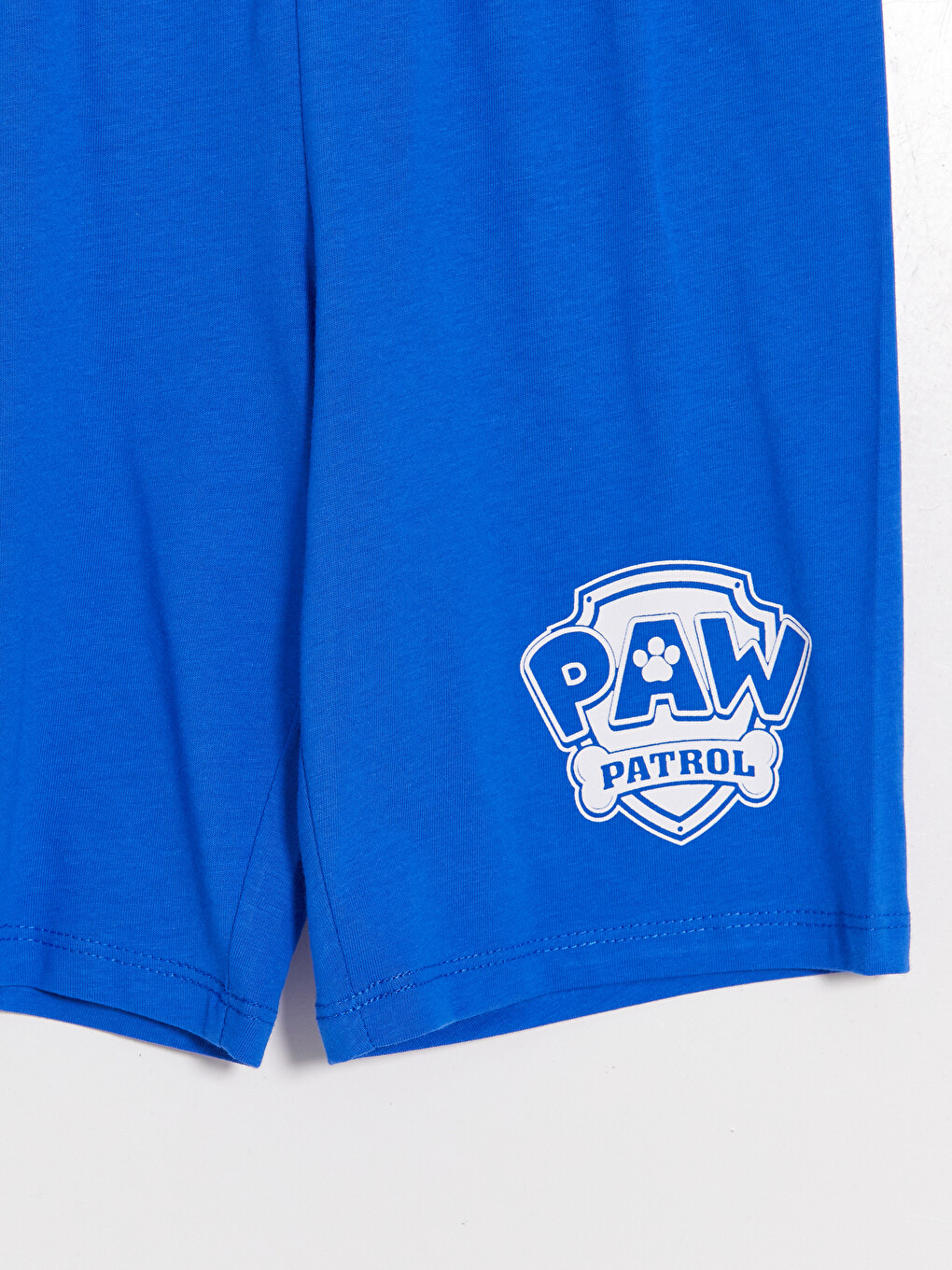 Mavi Paw Patrol Baskılı Erkek Çocuk Şortlu Pijama Takımı-6