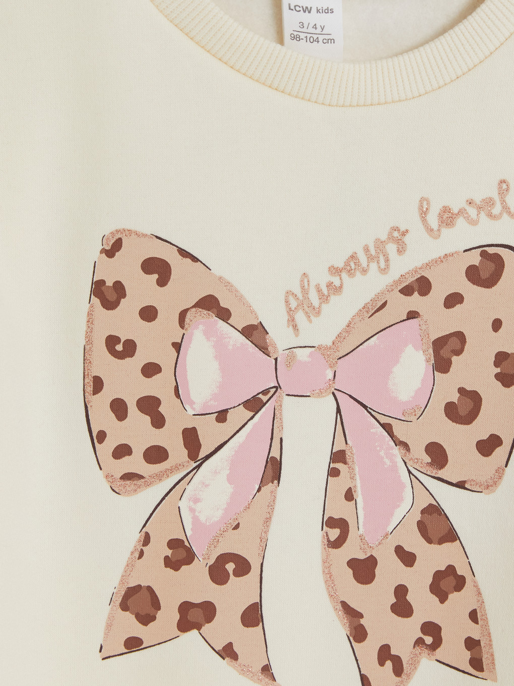 Girl Ecru Sweatshirt-3