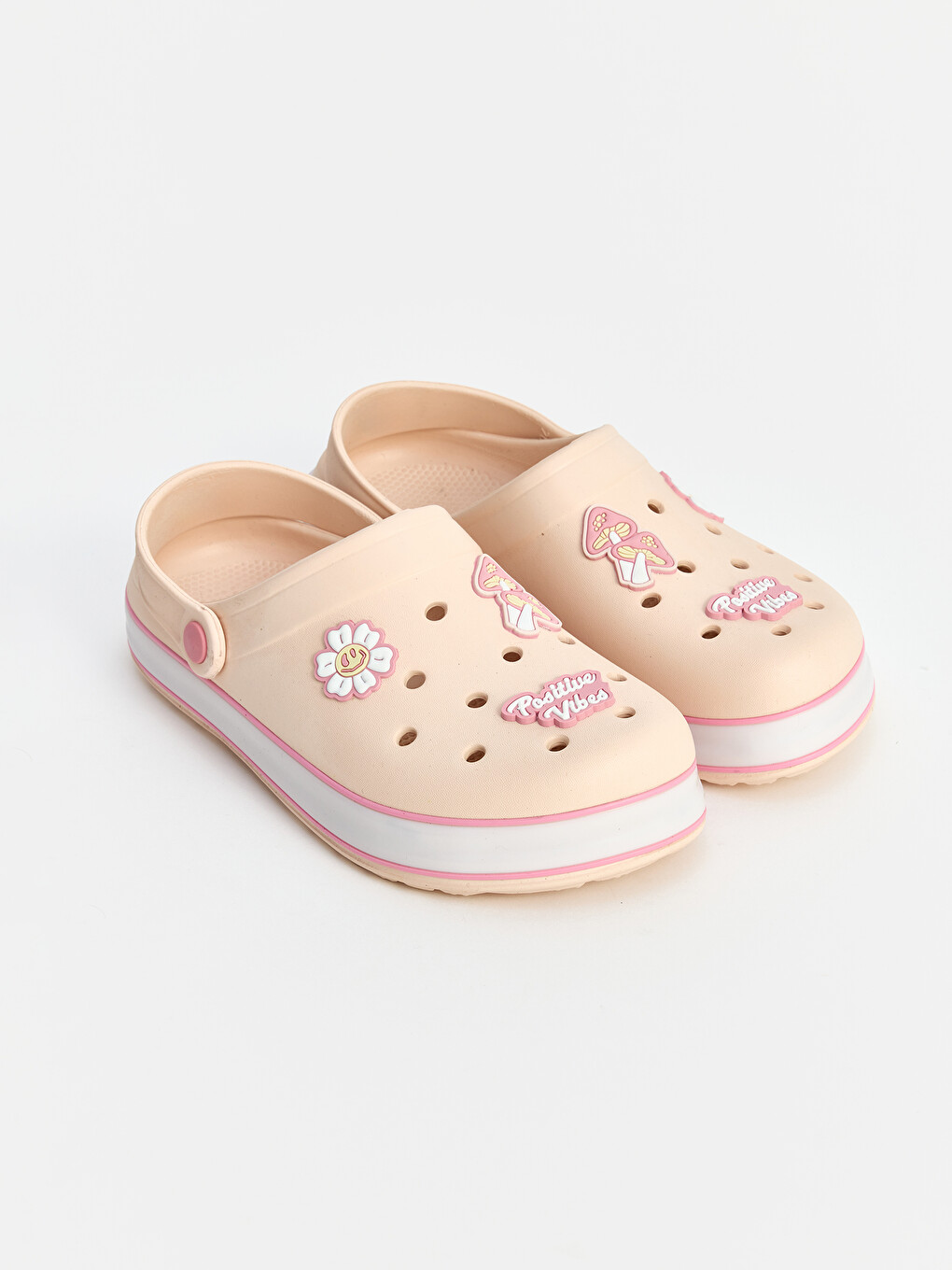 Pembe Aksesuarlı Kız Çocuk Sandalet