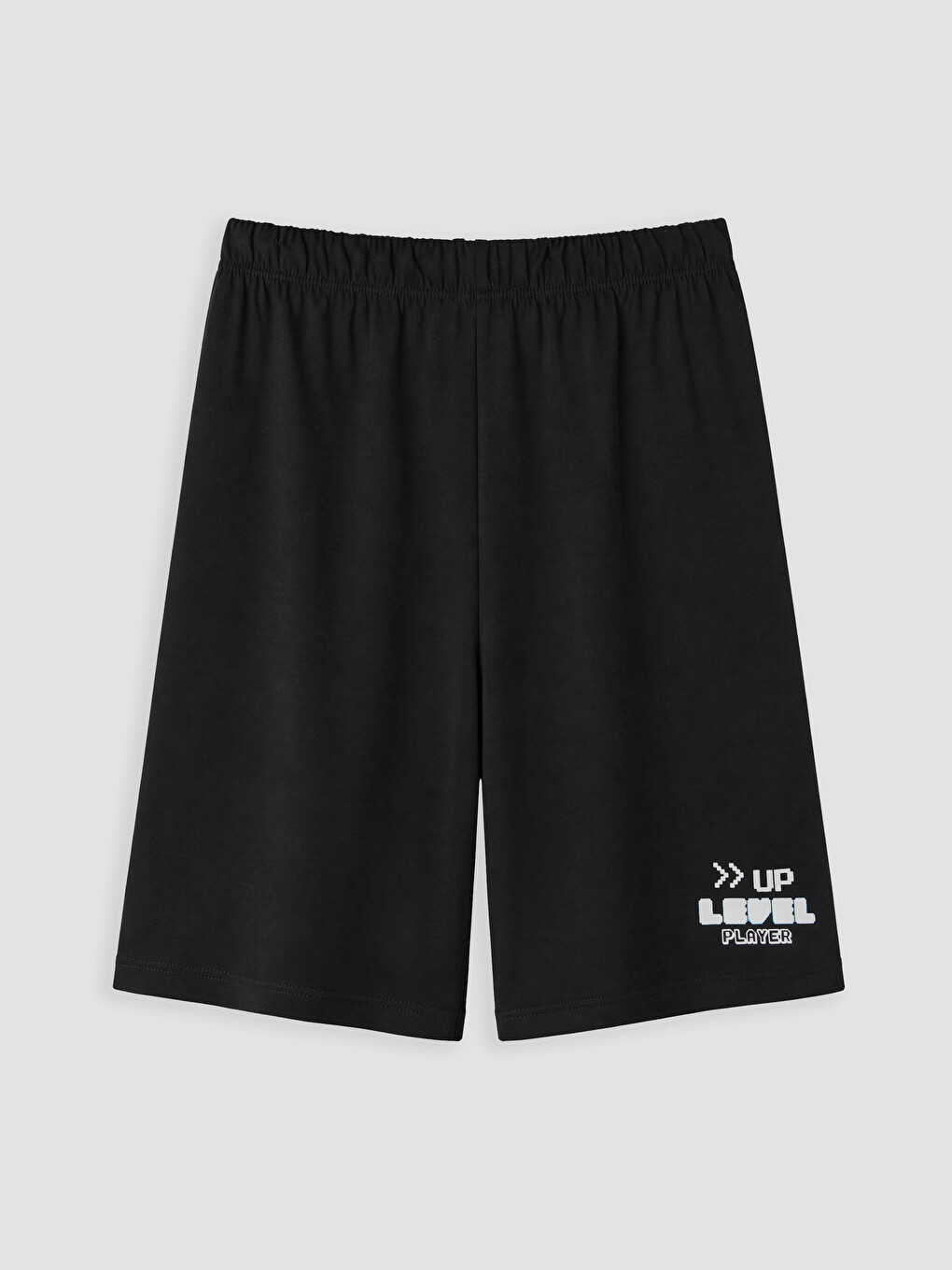Siyah Regular Fit Baskılı Erkek Çocuk 2'li Pijama Altı-1