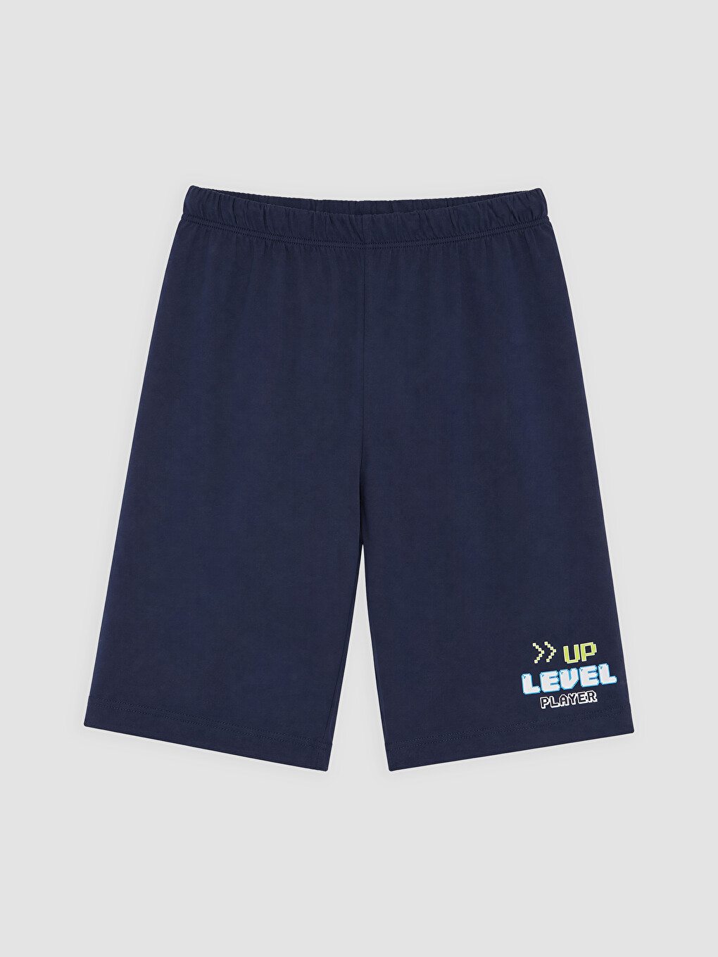 Lacivert Regular Fit Baskılı Erkek Çocuk Pijama Altı 2'li-2