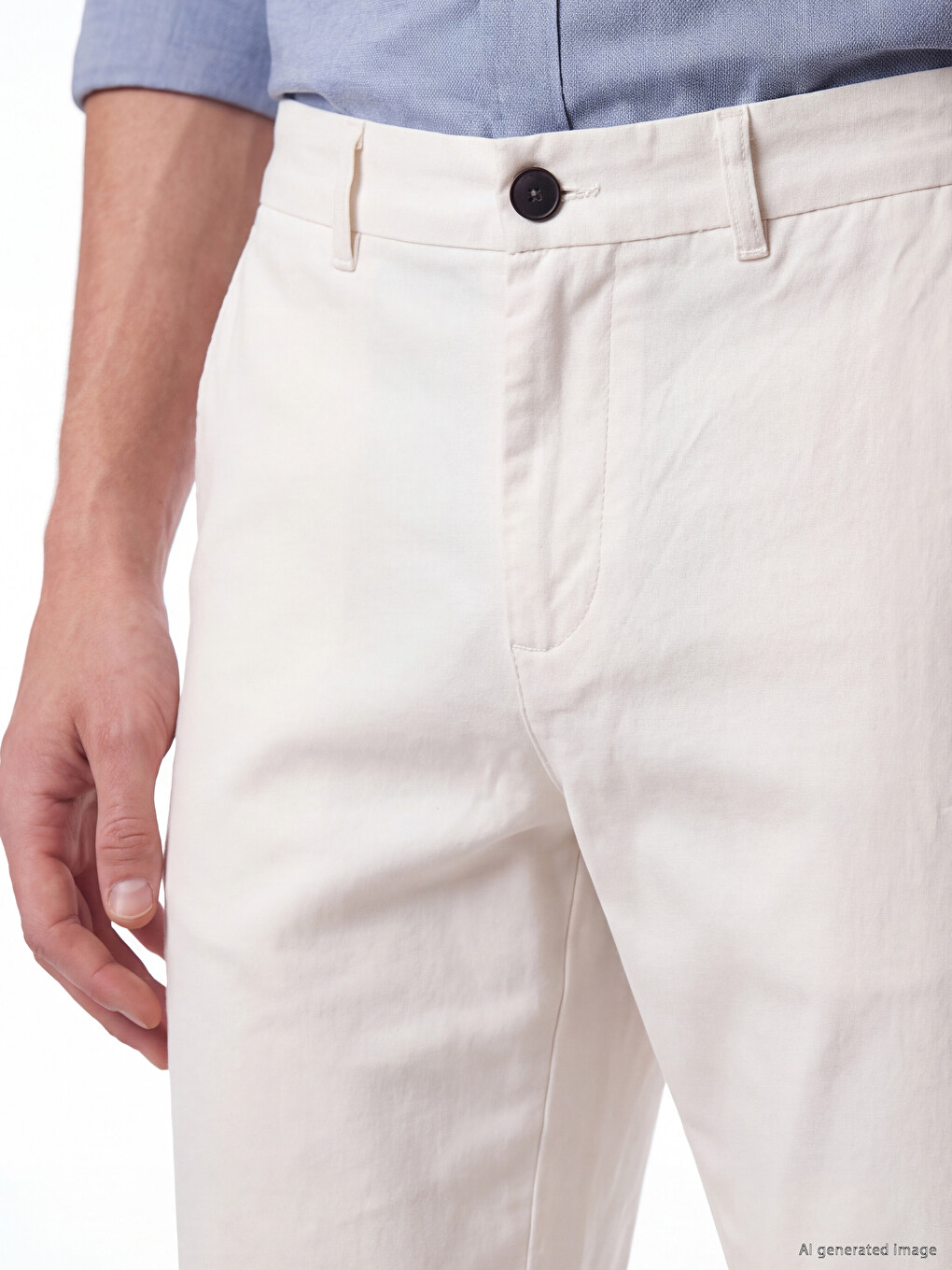Gri Regular Fit Erkek Pantolon-2