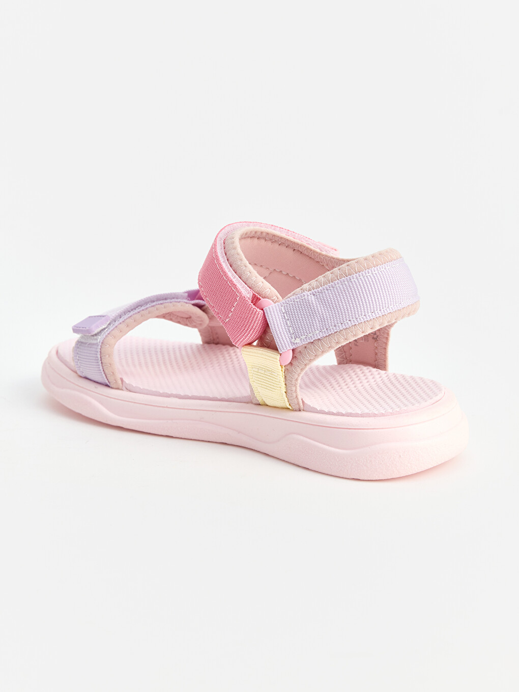 Pembe Cırt Cırtlı Kız Çocuk Spor Sandalet-2