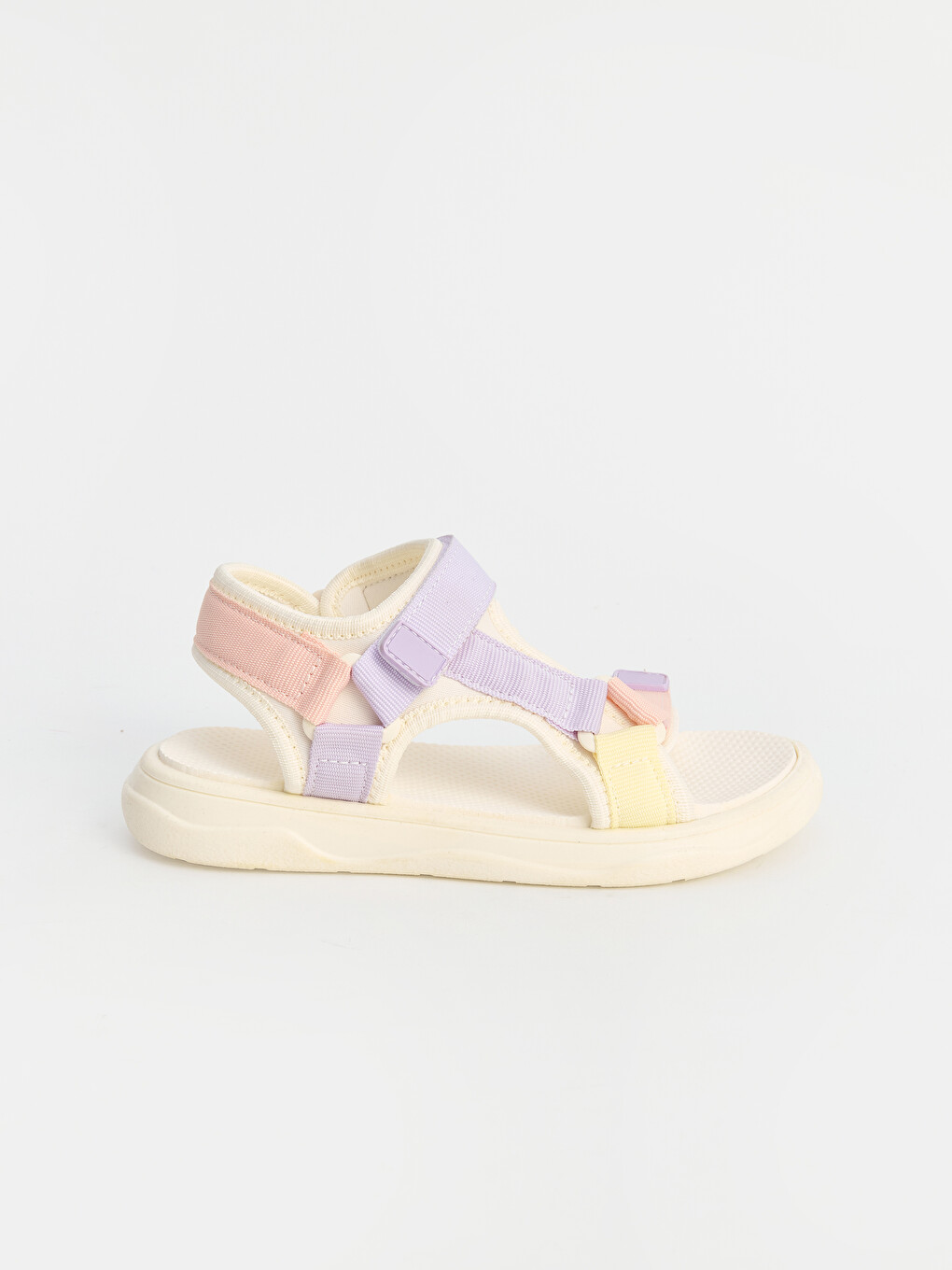 Bej Cırt Cırtlı Kız Çocuk Spor Sandalet-2