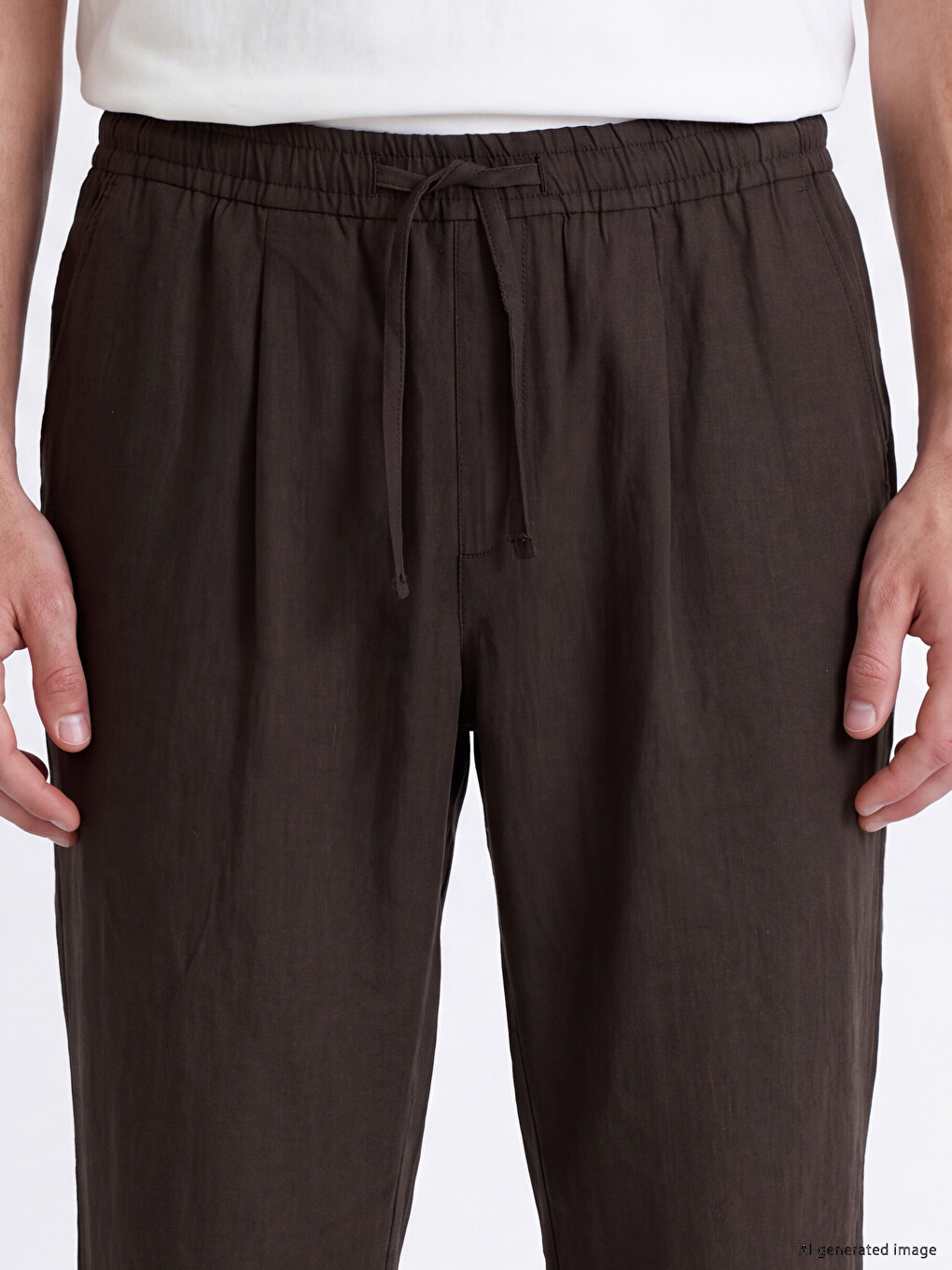 Kahverengi Regular Fit Erkek Pantolon-2