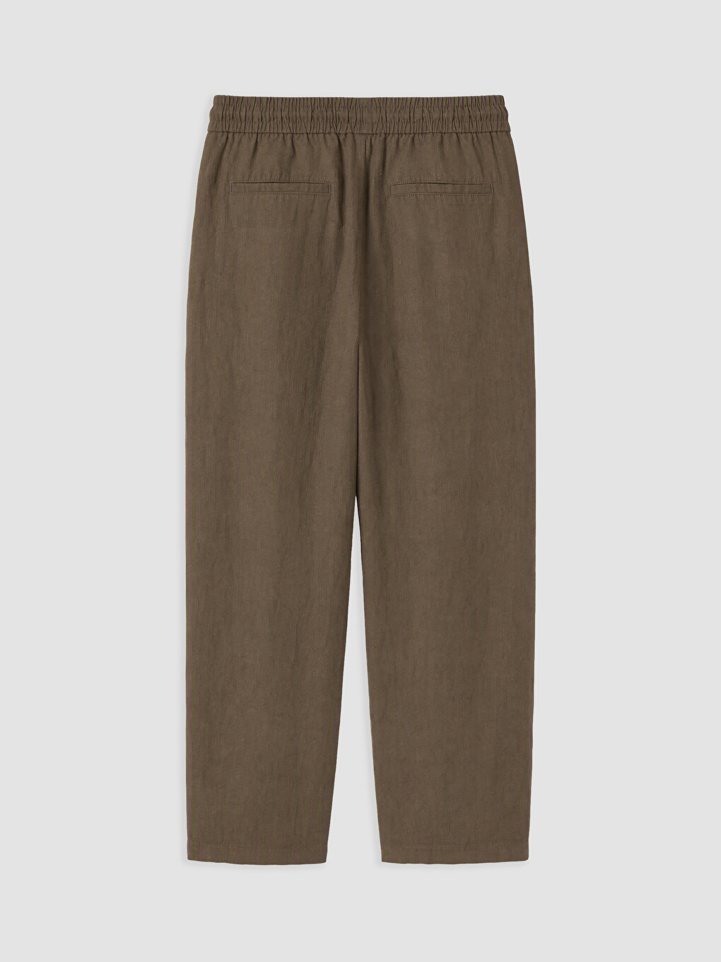 Брюки Regular Fit Из 100% Льна Для Мужчин-1