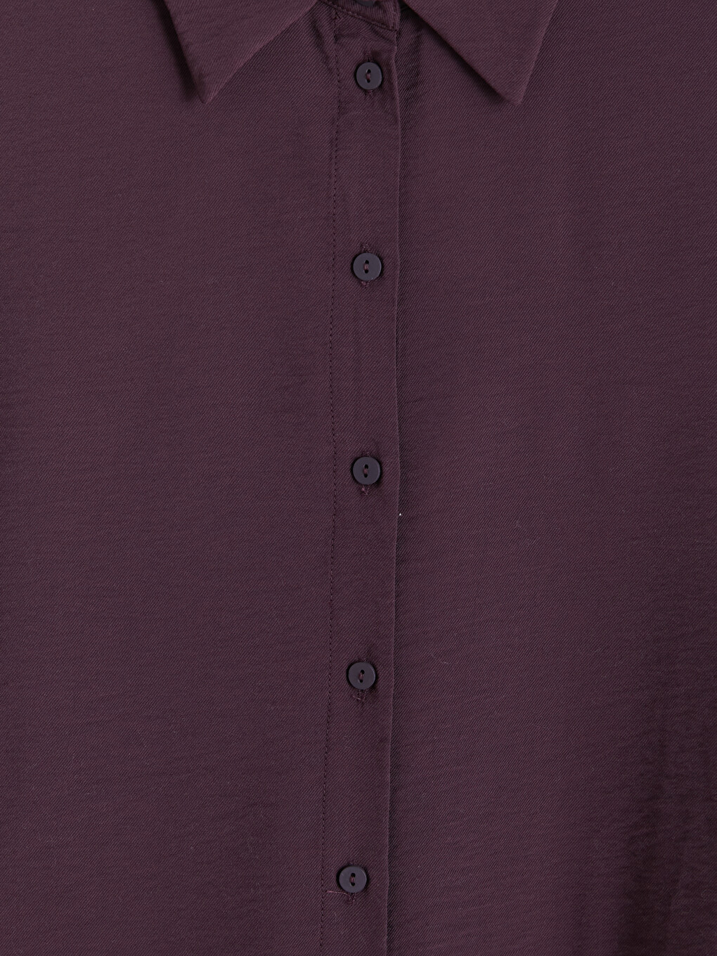 Mürdüm Regular Fit Kadın Gömlek Tunik-5