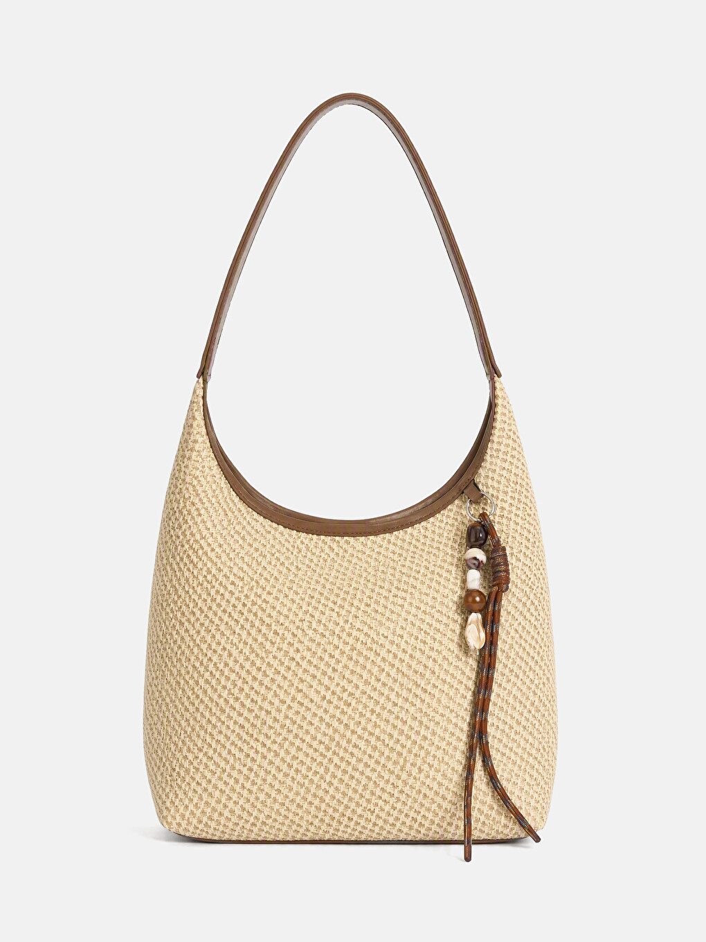 Wicker Look Women's Shoulder Bag-1