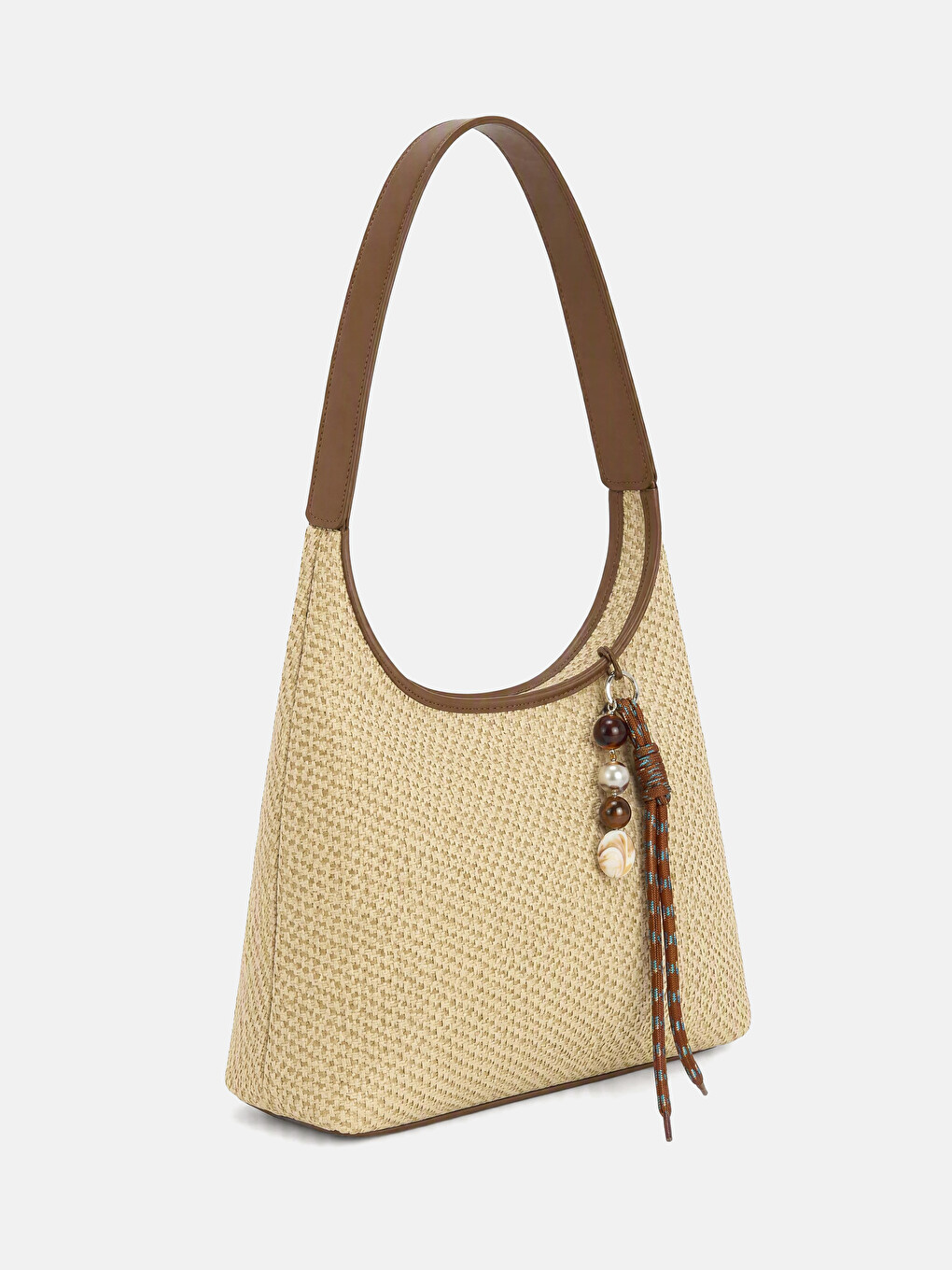 Wicker Look Women's Shoulder Bag-2