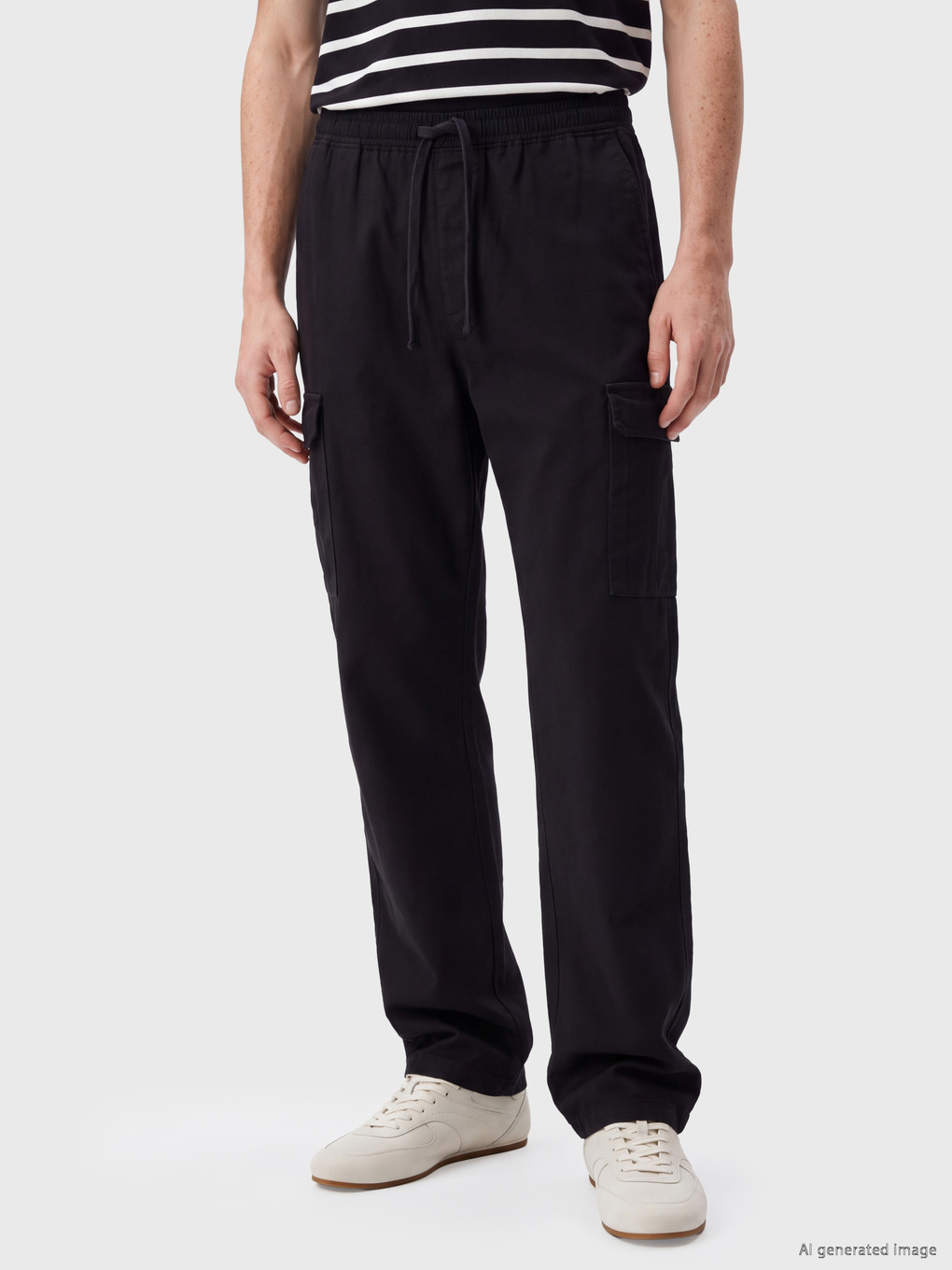 Regular Fit Gabardine Men's Trousers-1