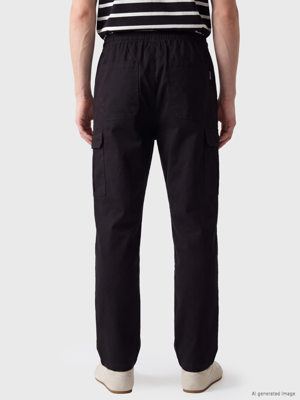 Regular Fit Gabardine Men's Trousers-3