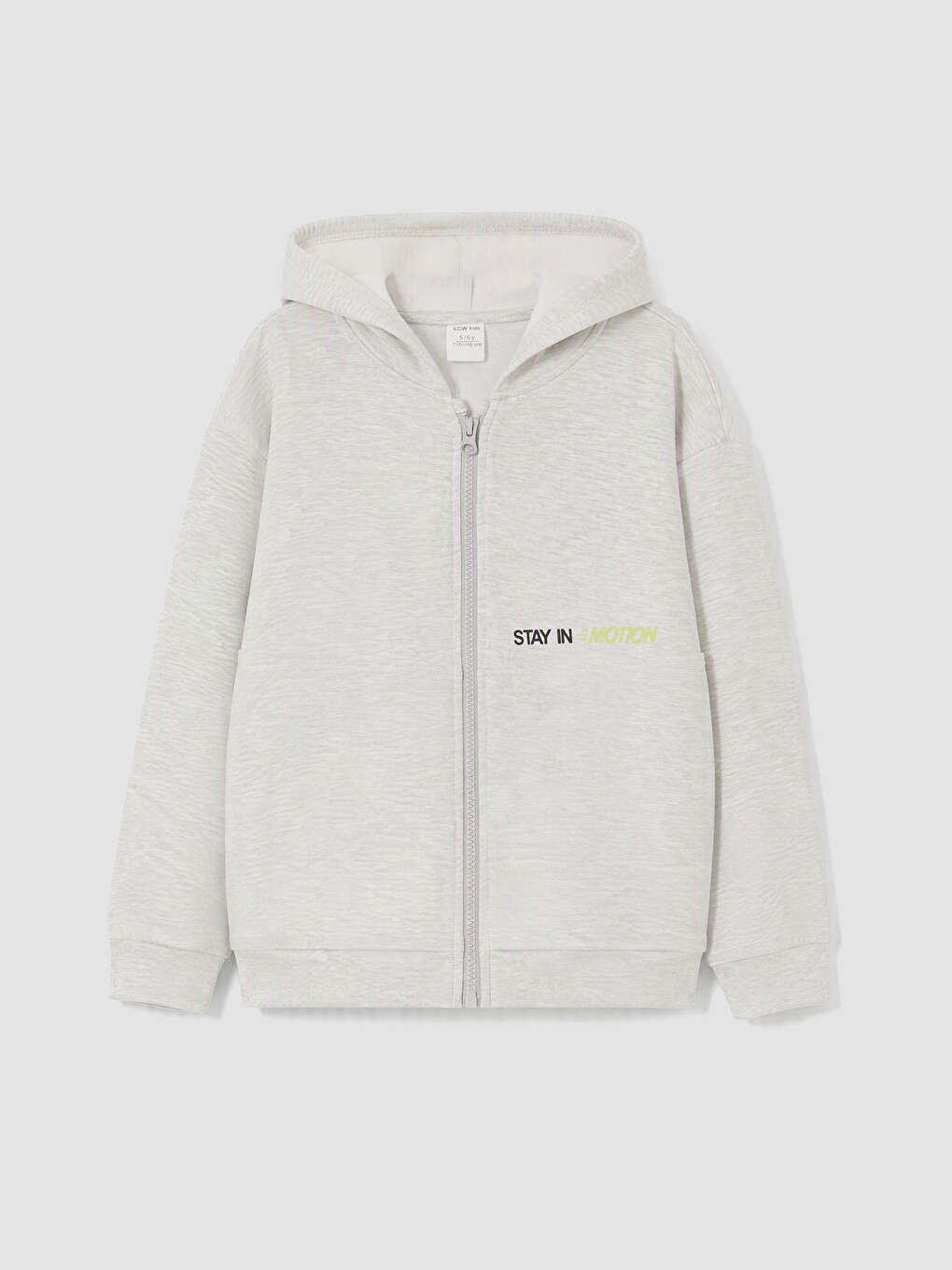 Hooded Boys' Soft Touch Zippered Sweatshirt