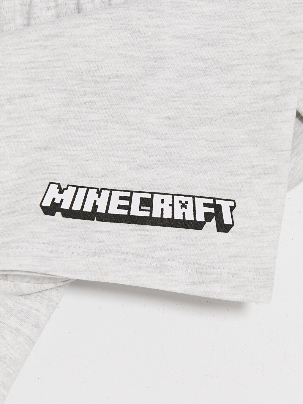 Yeşil Erkek Çocuk Minecraft Baskılı Şortlu Pijama Takımı-7