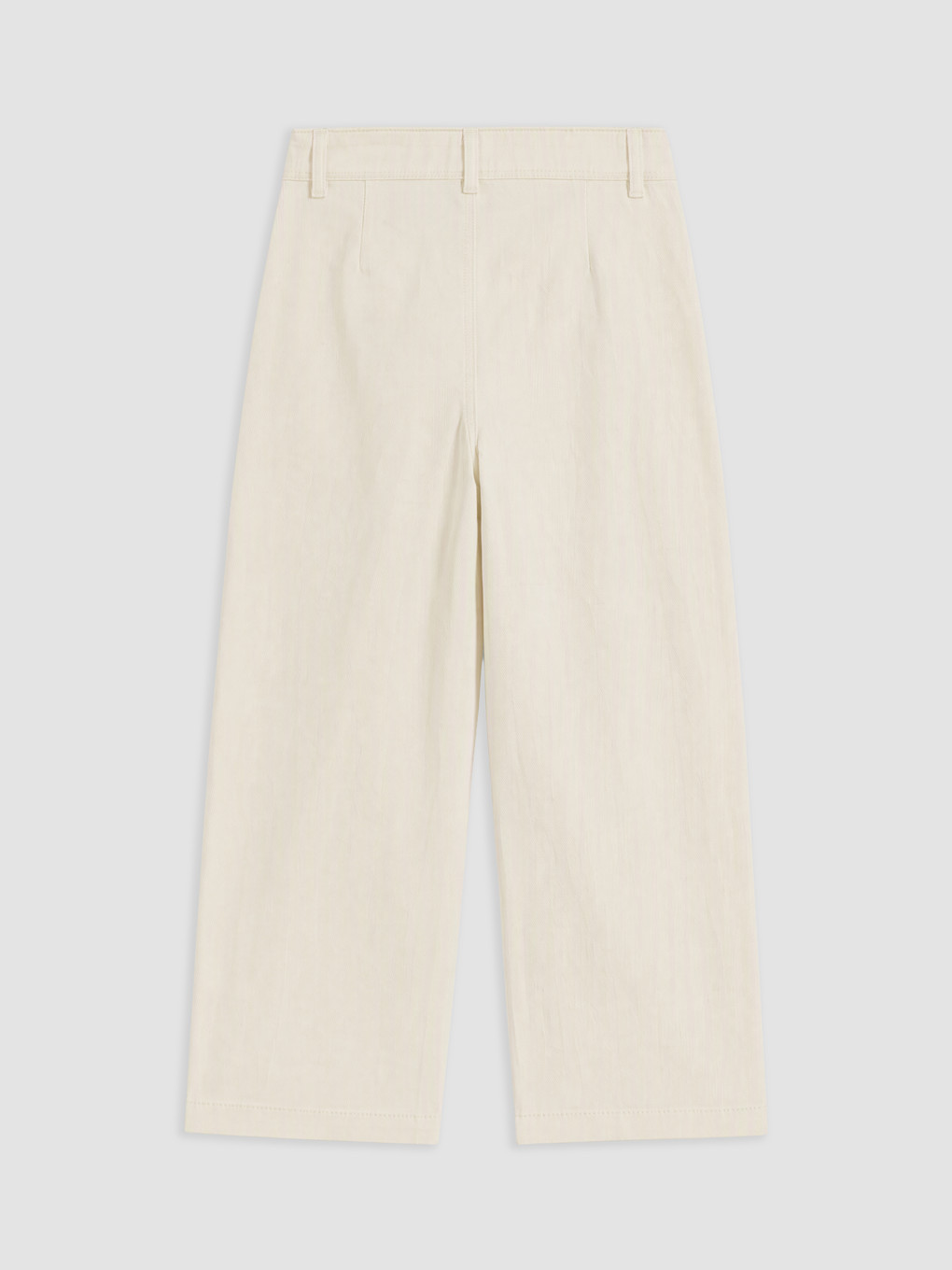 Wideleg Girls' Gabardine Trousers-1