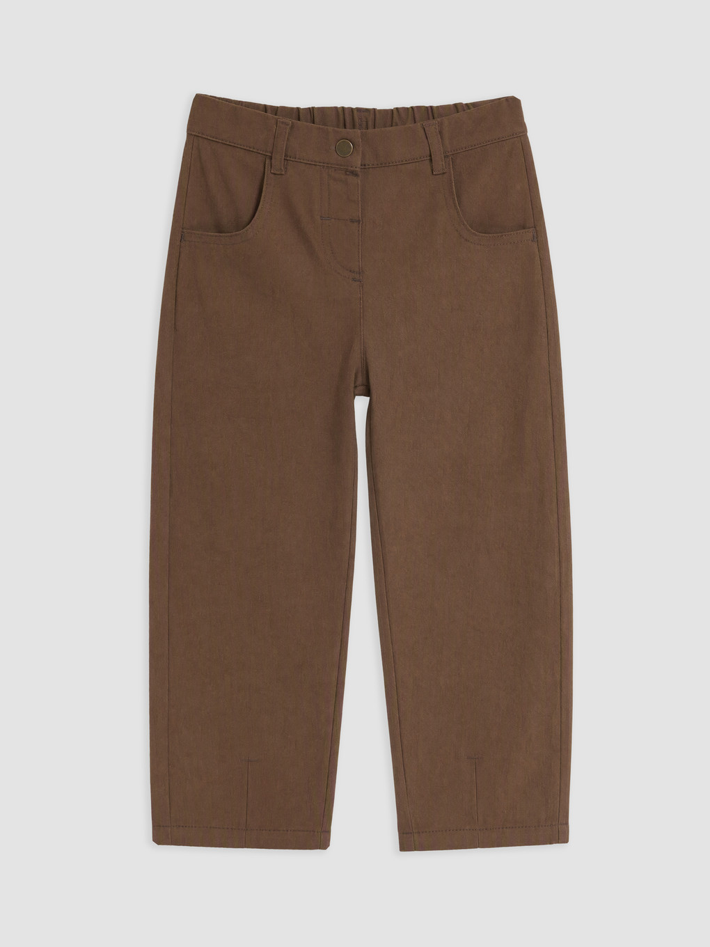 Girl Brown Trousers