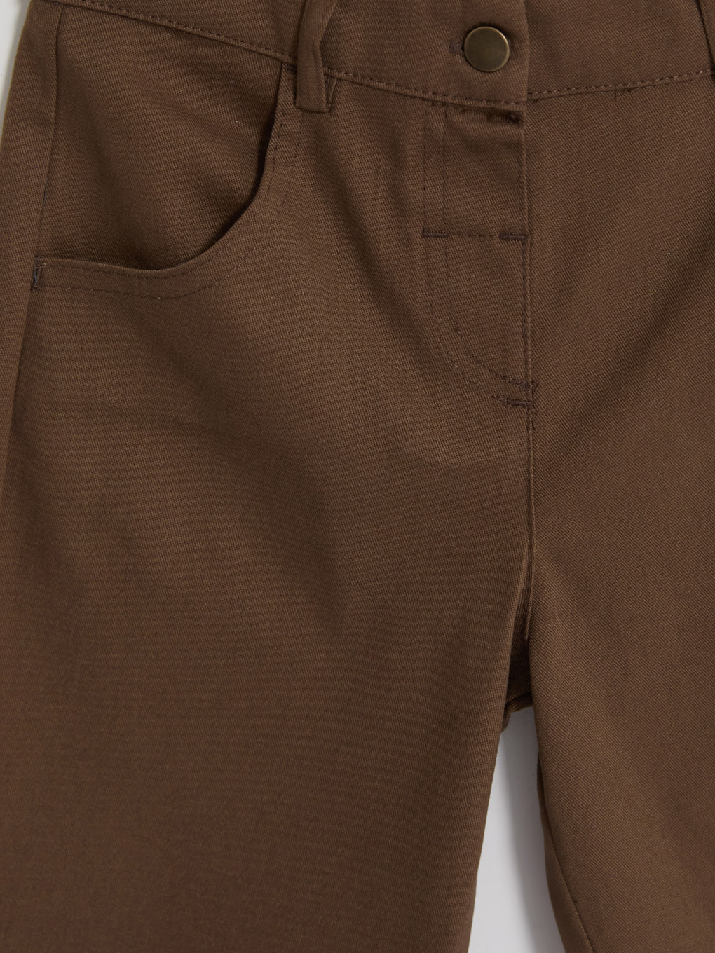 Girl Brown Trousers-2
