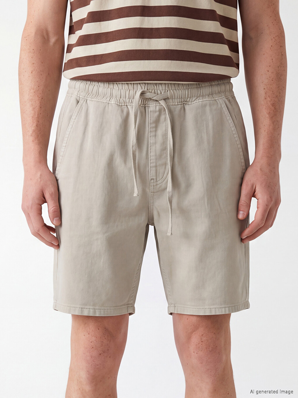 Relax Fit Men's Jean Shorts-2