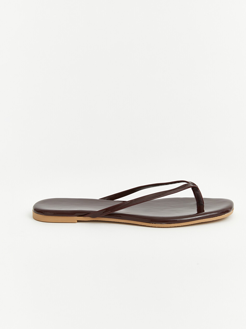 Woman Bordeaux Flip Flops-1