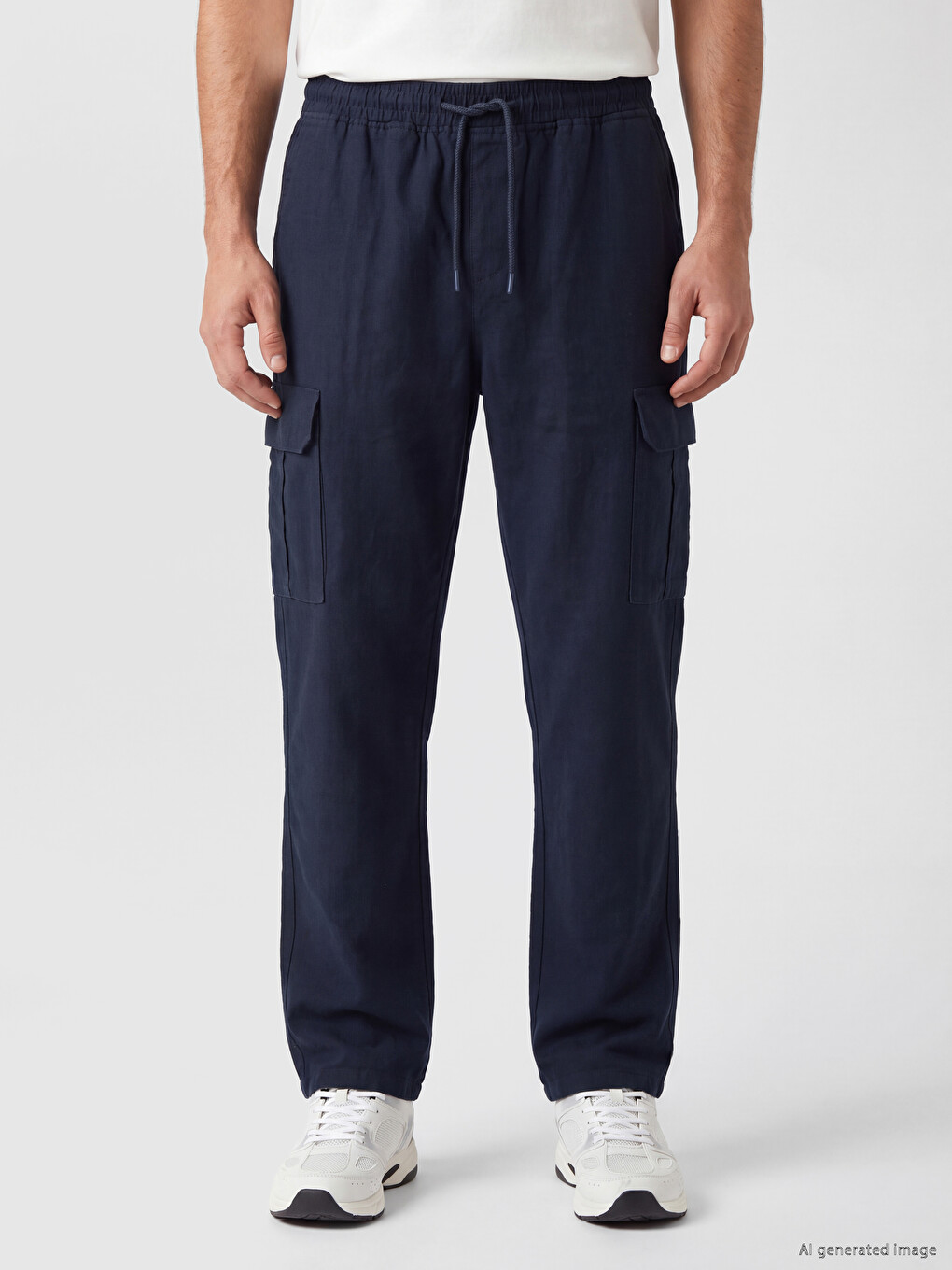 Opuštene Kargo Pantalone Za Muškarce-1