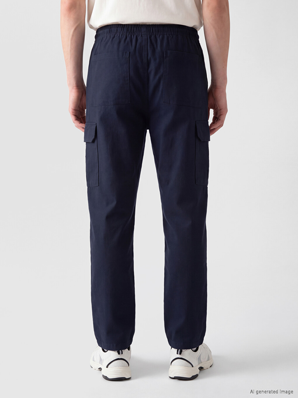 Opuštene Kargo Pantalone Za Muškarce-3