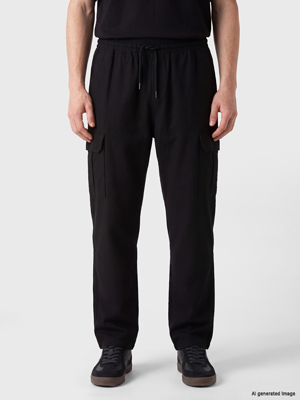 Relax Fit Men's Cargo Trousers-1