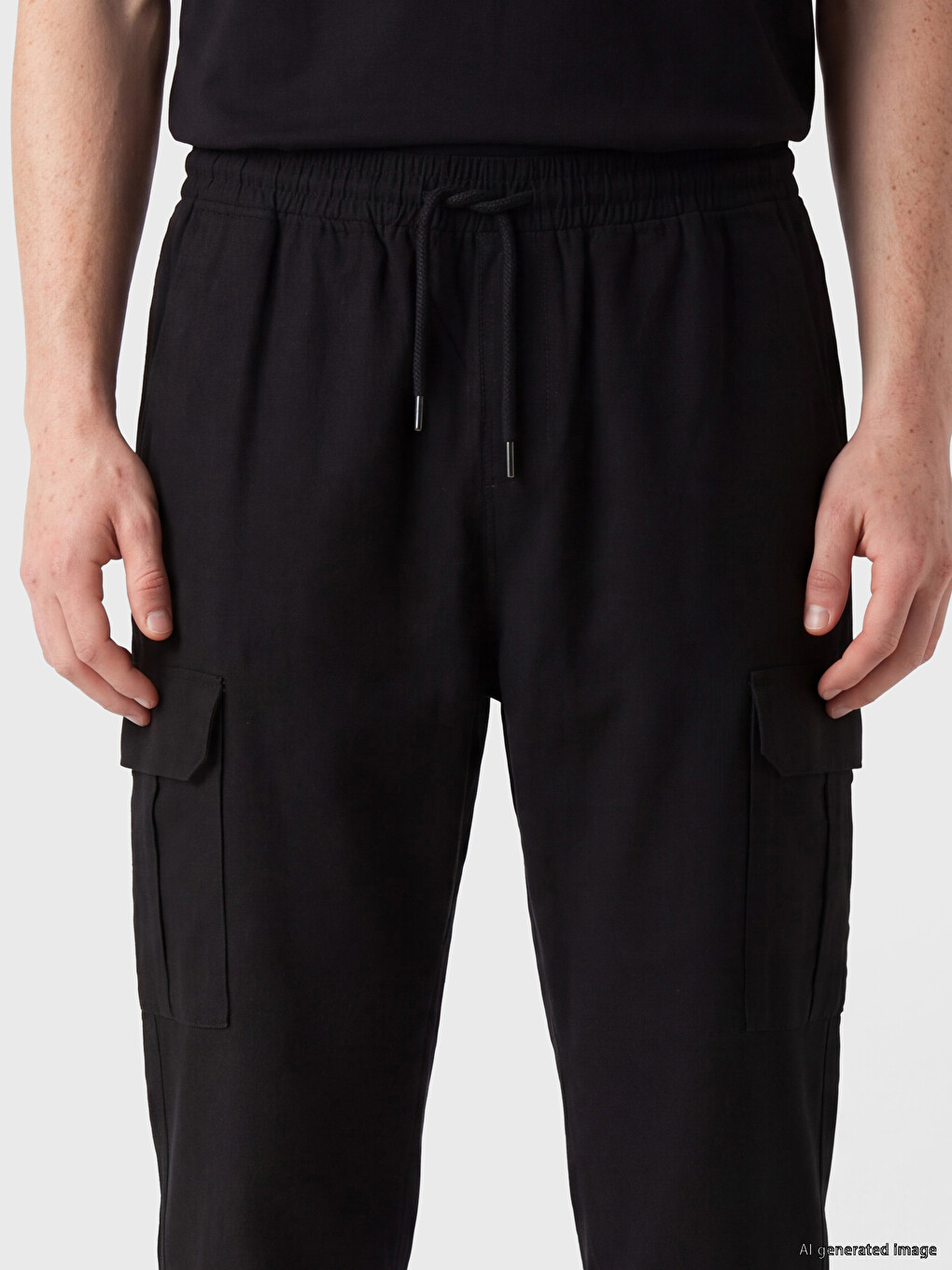 Relax Fit Men's Cargo Trousers-2